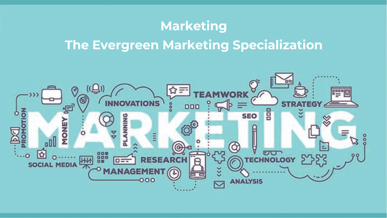  Marketing – The Evergreen
                        Marketing Specialization