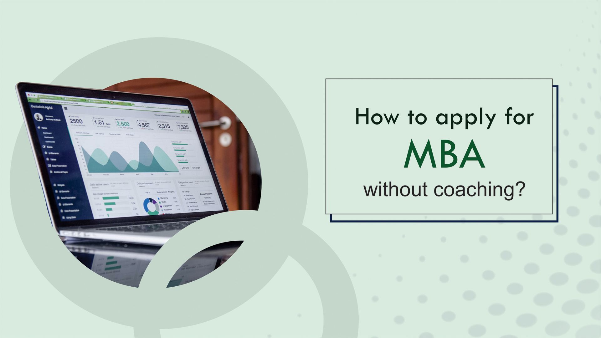 How to apply for MBA without
                        coaching?