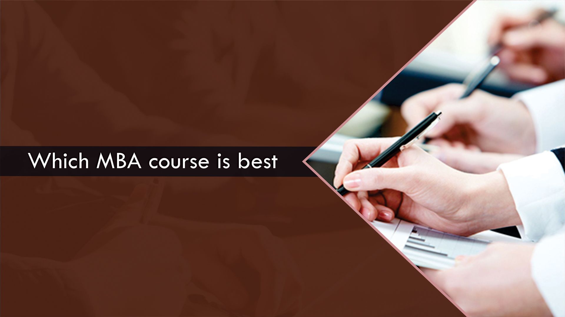 Whcih MBA course in Best