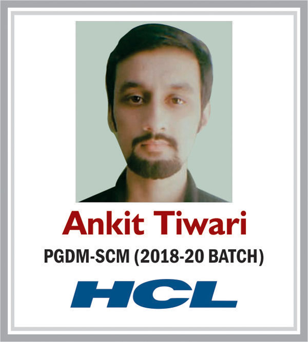 Internship - final placement of Ankit Tiwari