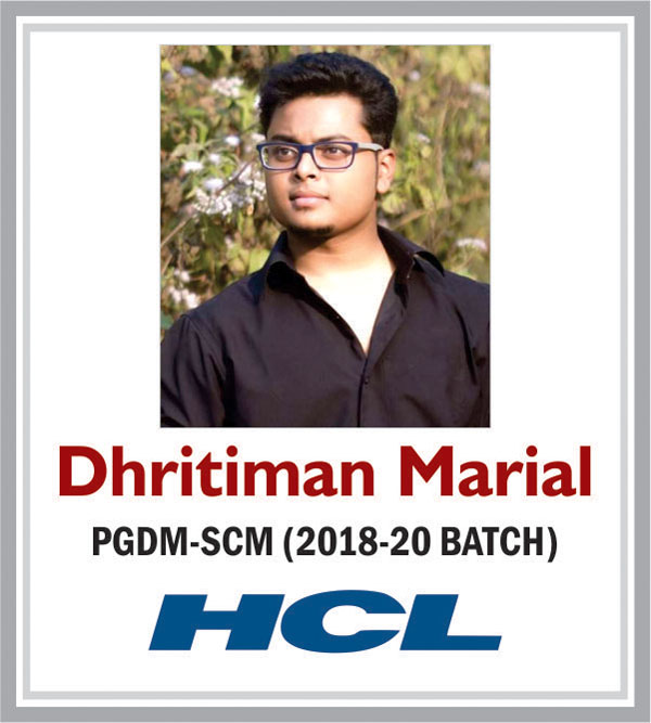 Internship - final placement of Dhritiman Marial