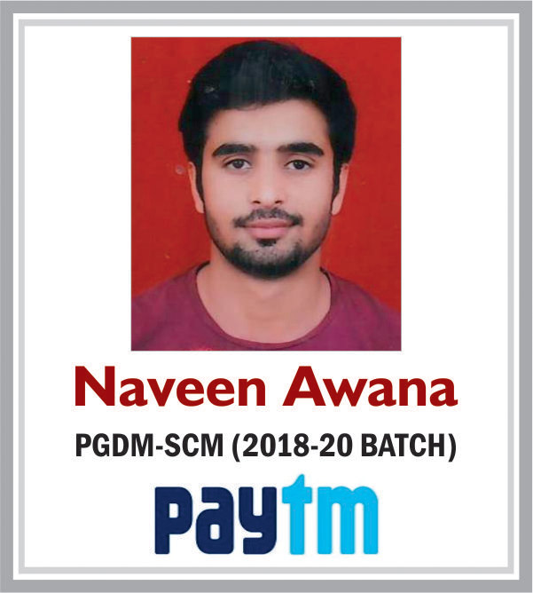 Naveen Awana - PGDM-SCM (2018-20 BATCH)