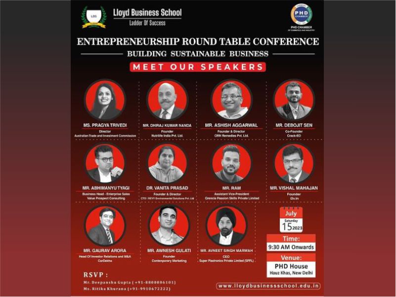 Entrepreneurship Round Table Conference