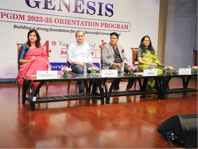 Orientation Programme Genesis for Management Batch