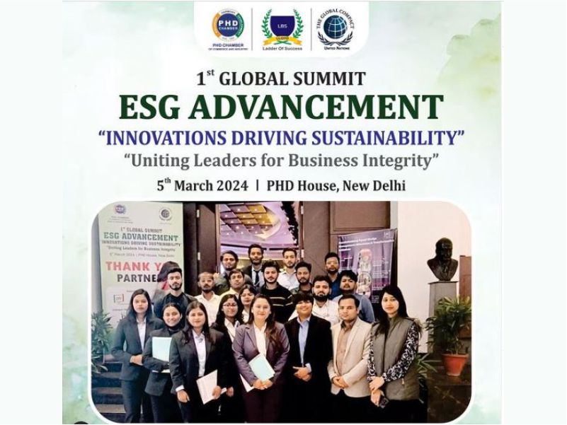 Global Summit ESG Advancement: Innovations Driving Sustainability “Uniting Leaders for Business Integrity”