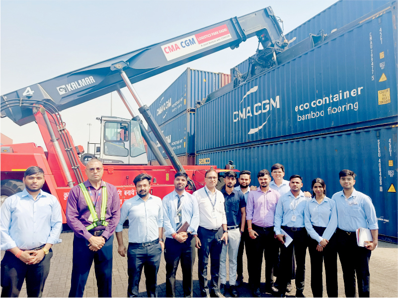 Industry Visit to Dry Port , ICD Dadri , Gautam Budh Nagar , U.P.