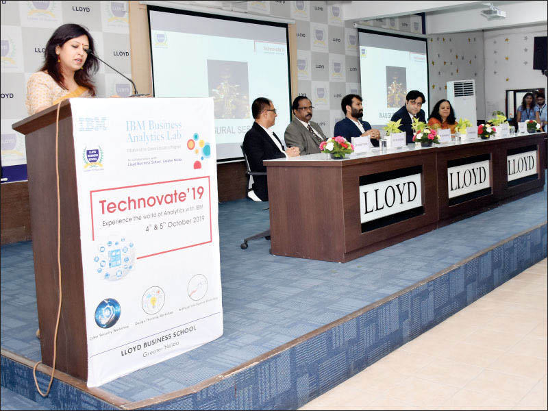 technovate 1.0 event at lloyd Business School