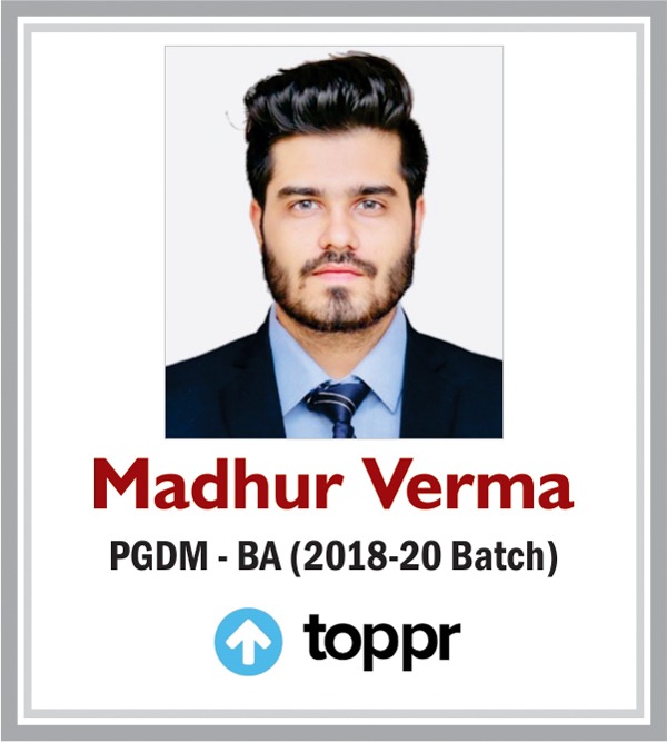 Internship - final placement of madhur verma