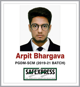 Arpit Bhargava - PGDM-SCM (2019-21 BATCH)