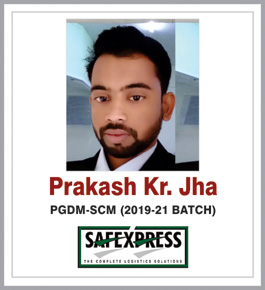 Prakash Kr. Jha - PGDM-SCM (2019-21 BATCH)